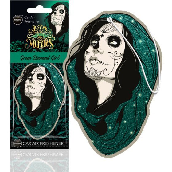AMiO ��������� �������� Aroma Car Muertos Green Diamont Girl �mio - 1 TEM. - (A83279)