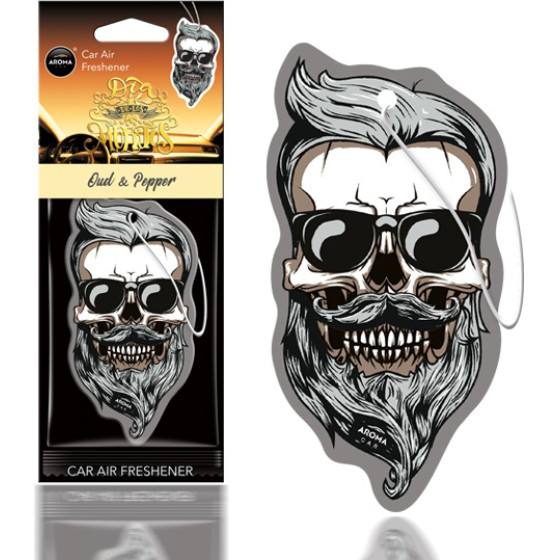 AMiO ��������� �������� Aroma Car Muertos Oud & Pepper Skull �mio - 1 TEM. - (A83120)