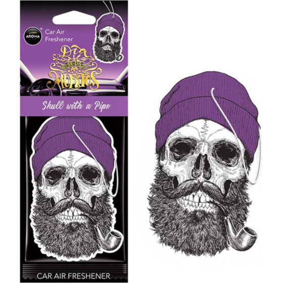 AMiO ��������� �������� Aroma Car Muertos Skull With A Pipe Coral Stuff �mio - 1 TEM. - (A10381)