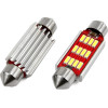 AMiO �������� ����������� 41mm 12/24V 2,9W 5600K 12LEd Canbus Festoon (�����) - 2 ���. - (01291)