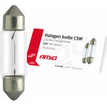 AMiO �������� ����������� C5W 24V 5W 36mm �������� ����� - 10 ���. - (01000)