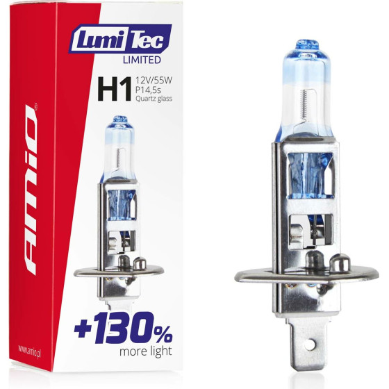 AMiO H1 12V 55W P14,5s Lumitec Limited +130% Up To 40m - 1 ���. - (02130)
