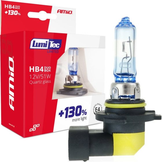 AMiO HB4 9006 12V 51W Lumitec Limited +130% Up To 40m - 2 ���. - (02104)