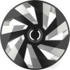 AMiO ���� 14 Inch Inch Hubcap Vector Rc Silver Black - 1 ���. - (10498)