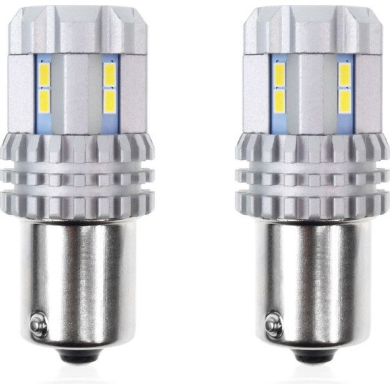 AMiO P21W BA15s 12/24V 22LEd Smd Ultrabright Canbus ����� 2���.