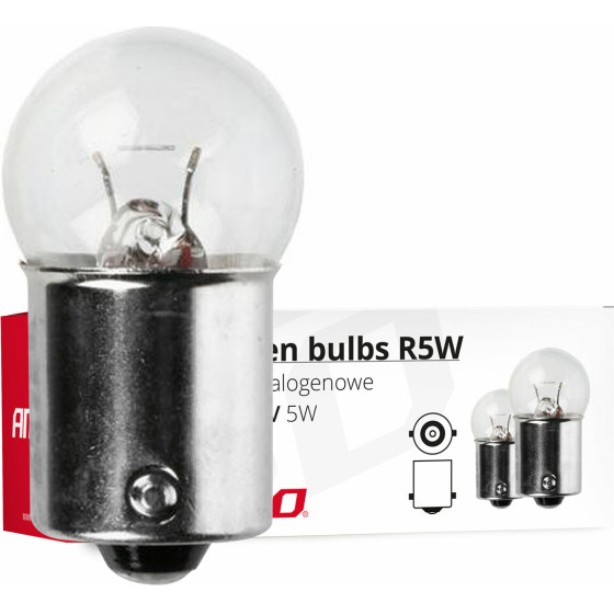 AMiO R5W 24V 5W BA15s (���������) �������� ����� 10���. - (01003)