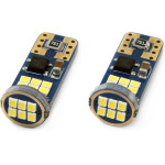 AMiO T10 W5W 12/24V 2,2W Led 18xSMD2016 CAN-Bus Ultra Bright ����� 5600K 10x25mm 2���. - (01292)