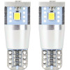 AMiO T10 W5W 12/24V W2,1x9,5d 5.600K ����� 3SMDx2835 (������� - CAN-BUS) 2���. - (01637)