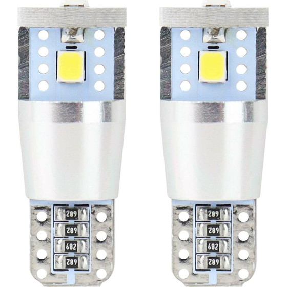AMiO T10 W5W 12/24V W2,1x9,5d 5.600K ����� 3SMDx2835 (������� - CAN-BUS) 2���. - (01637)