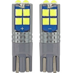AMiO T10 W5W 12V W2,1x9,5d ����� 10SMDx3030 (������� - CAN-BUS) 2���. - (02447)