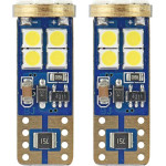 AMiO T10 W5W 12V W2,1x9,5d ����� 5.600K 12SMDx2835 (������� - CAN-BUS) 2���. - (01636)