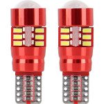 AMiO T10 W5W 12V W2,1x9,5d ����� 5.600K 27SMDx3014HP (������� - CAN-BUS) 2���. - (01446)