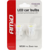 AMiO T10 W5W 12V W2,1x9,5d ����� 5.600K 3SMDx7020 (�������) 2���. - (01096)