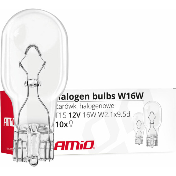 AMiO W16W 12V 16W W2,1x9,5d (������� �������) �������� ���� - 10���. - (02549)