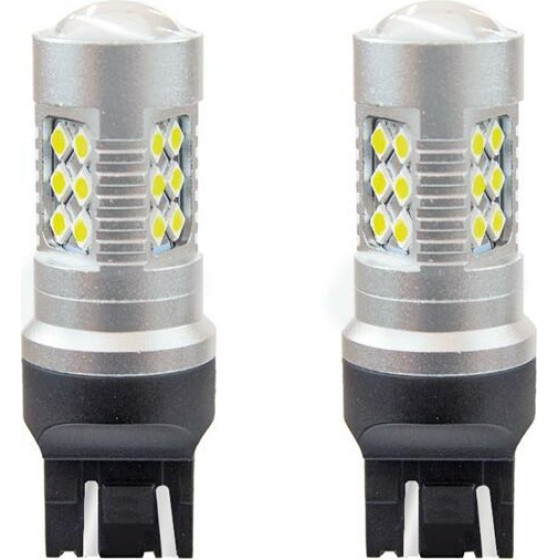 AMiO W21/5W T20 12/24V 6,2W 5600K Led 24xSMD3030 CAN-Bus ����� 18x56mm 2���.