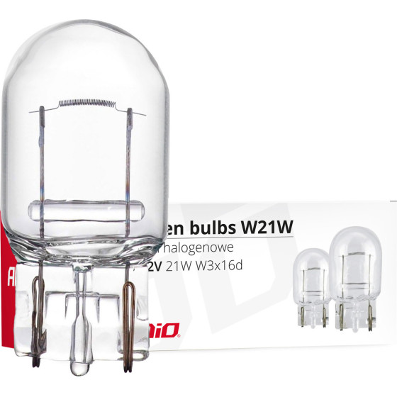 AMiO W21W (T20) 12V 21W W3x16d (������� �������) �������� - 10 ���. - (02551)