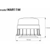 AMiO ����� W01M 12/24V ��������� 39xSmd Led ����������/������� �� ��� �������� 142x116mm