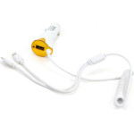 AMiO ��������� �������� 12/24V 3100mA �� ���� USB+Micro USB+Apple Lightning �� ������� - 1 ���. - (01264)