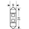 Lampa 24/28V SV8,5-8 HYPER-LED6 9x31mm - (98227)