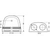 Lampa ���� ����� ��� ������ ��� 91x80mm - (39009)