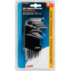 Lampa ����� (ALLEN) ������� ������� 9 �������� (1,5-2-2,5-3-4-5-6-8-10mm) ������-������� (CRV) - (66003)