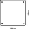 Lampa ����������� ���� ������������ ������� �������/����� 50x50cm 1���. - (66102)