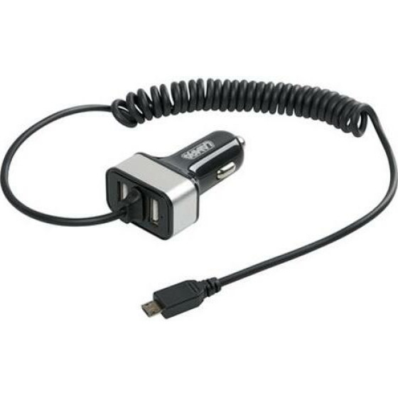 Lampa ���������� �������� 12/24V �� 2 Usb ��� ������� �������� Micro Usb - (38874)