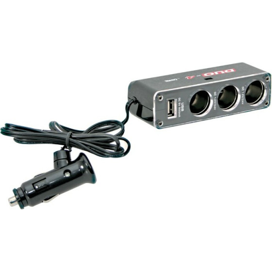 Lampa ���������� �������� 3 ������ 12/24V- 5A �� Usb 5V ��� Led DUAL-Power �� ������� 90 Cm (���������) - (39048)
