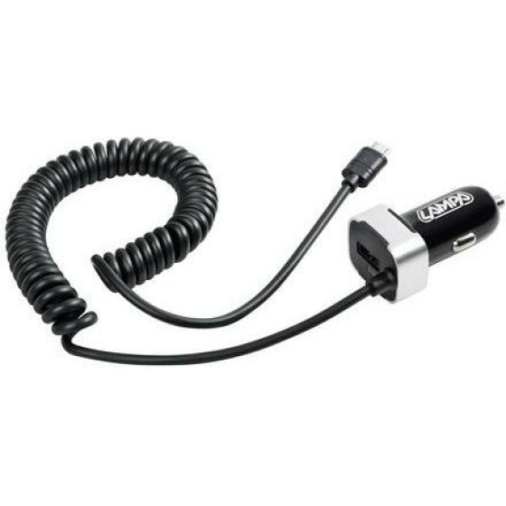 Lampa ���������� �������� 12/24V 2400mA ������ �� ���� USB+Micro Usb �� ������� 150cm - (38928)
