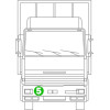 Lampa ������������ ������� ��� Euro no5 - (98439)