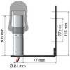 Lampa ���� �������� ����� FIX-4 77mm - (73012)