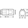 Lampa ����� �������� 15� Din ���� 12/24V - (39026)