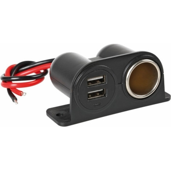 Lampa ����� �������� 15A �� ����� Usb �������� ���� ��� ������� Led 12/24V - (38967)