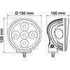 Lampa ��������� ANGEL-Led 9-36V 7LEd 4.800LM 6.500K 150mm 2 ����������� ���������� 1���. - (72249)