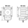 Lampa ��������� ���������� WL-19 1LEd 10W 600lm 9-32V 36x49x42mm ��� ��������� 1 ���. - (72339)