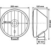 Lampa ��������� X-Tre 12/24V H1 55W+T4W - (72195)