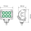 Lampa ��������� �������� Cree Led WL-7 10/32V 6LEd 18W 1560LM 6.000K �� ��� ����� (112 x 113 x 66 mm)-1���. - (72316)