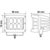Lampa ��������� �������� ���������� WL-24 12LEd 36W 3000lm 9-32V (52x62x47mm) ��� ��������� 3 ����� -1���. - (72287)