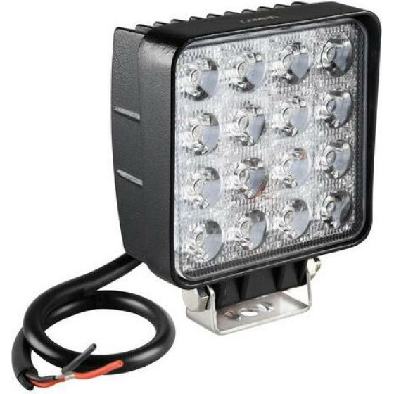 Lampa ��������� �������� WL-25 16LEd 48W 3300lm 10-30V (108x128x58mm) ��� ��������� -1���. - (72299)