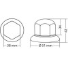 Lampa ������� ���������� �������� �������� ������� 33mm 10���. - (97659)