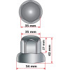 Lampa ������� ���������� �������� Inox 33mm 10���. - (97985)