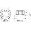 Lampa ������� ���������� �������� ��������� Inox 32mm 40���. - (97972)