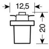 Lampa ������� B8,5d HYPER-Led ����� ��� - (58468)