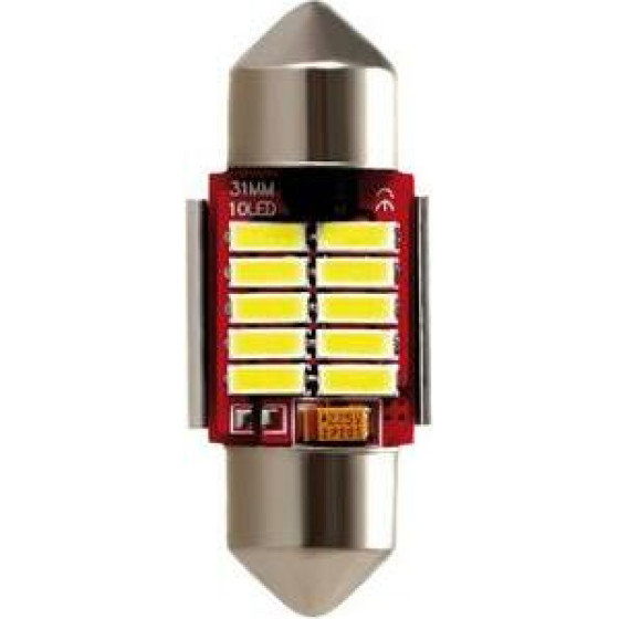 Lampa ������� ����������� 12V 12x31mm 150lm ����� MEGA-LED10 (������ �����������- CAN-BUS) Blister 1���. - (58123)