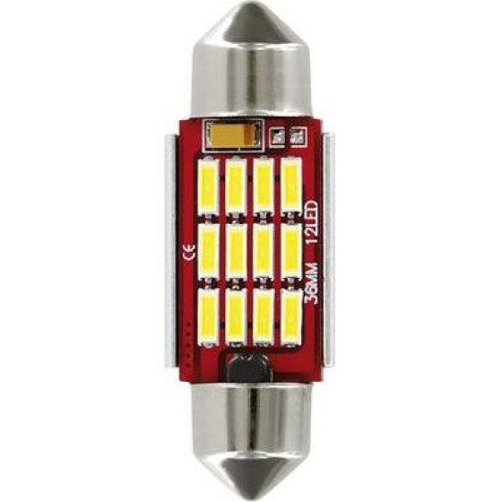 Lampa ������� ����������� 12V 12x36mm 150lm ����� MEGA-LED12 (������ �����������- CAN-BUS) Blister 1���. - (58124)