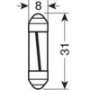 Lampa ������� ����������� 12V 8x31mm 20lm ����� MEGA-LED9 Cob (������ �����������- CAN-BUS) Blister 1���. - (58526)