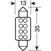 Lampa ������� ����������� 8 Led 13x35mm - (58434)