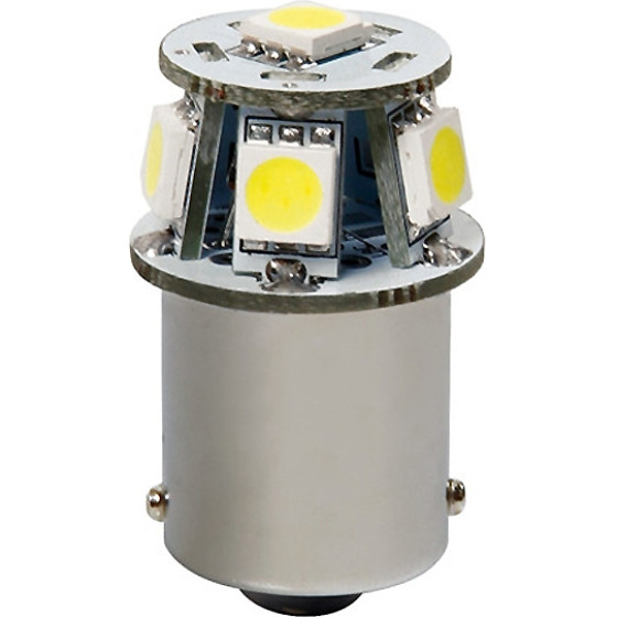 Lampa ������� P21W 12V BA15s HYPER-LED18 - (57933)