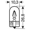Lampa �������� 12V/WB5W 5W W2.1x9.5d ������� - (58363)