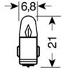 Lampa �������� ������ (J) 12V/2W BA7s ��� 21mm - (58331)